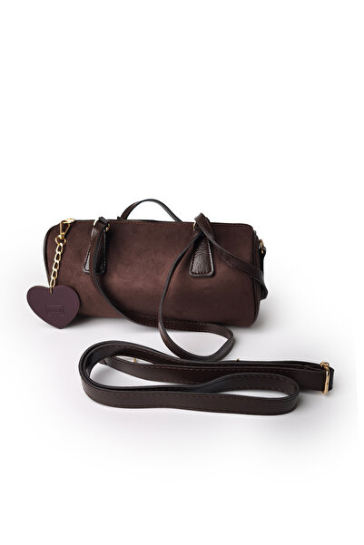 Moon Çanta Moon Lumira Shoulder Bag Suede Brown