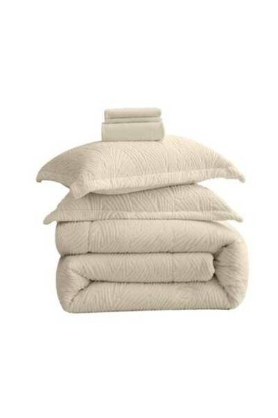 Cannon Jacquard rabbit fur bedspread, double size, 260x240cm, 6 pieces, by Canon