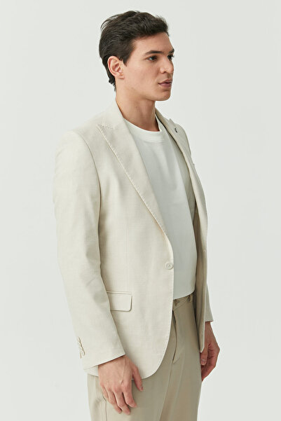 PAULMARK Ανδρικό μονόχρωμο μπουφάν με μονό κουμπί