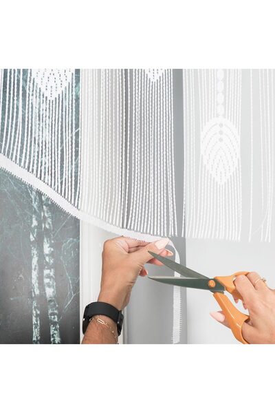 OTHERONE RANI - Ready-made jacquard macrame - 160x90 cm - white