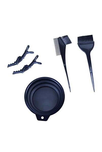 LOFIAN A complete set of three-size hair dye bowls with two brushes and two c...