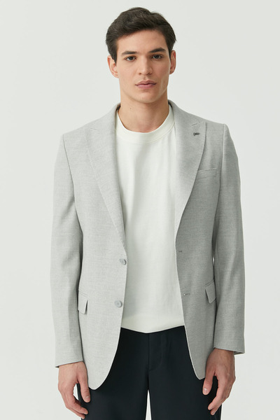 PAULMARK Ανδρικό μπουφάν με γιακά χελιδονοουράς