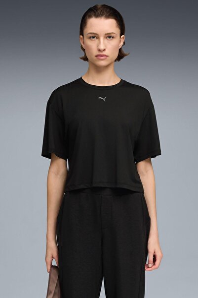 Puma Cloudspun Relaxed Tee Oversized Black T-Shirt