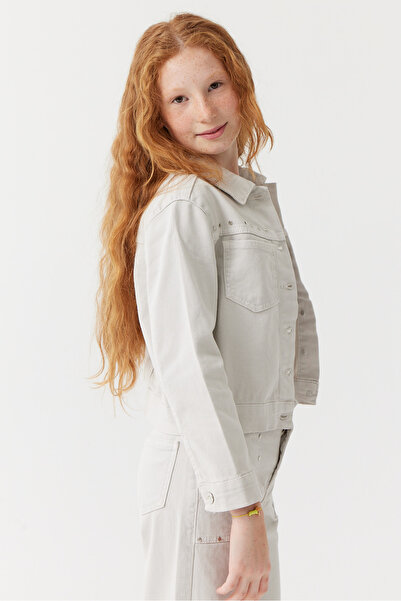 PAULMARK Girl's Detailed Denim Jacket