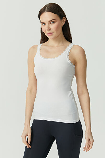 PAULMARK Жіноча мереживна майка на бретельках