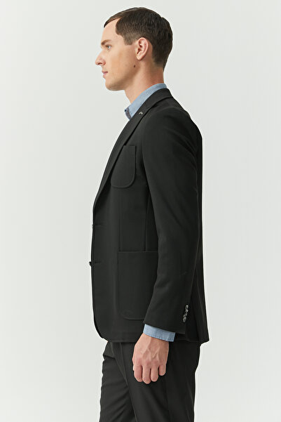 PAULMARK Ανδρικό μπουφάν με υφή με γιακά χελιδονοουράς