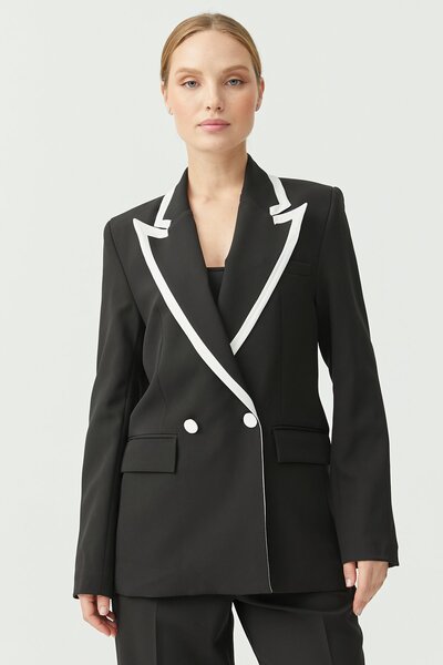 PAULMARK Jachetă cu guler pentru femei