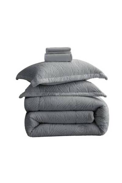 Cannon Jacquard rabbit fur bedspread, double size, 260x240cm, 6 pieces, by Canon