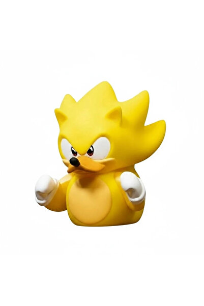 TUBBZ شخصية سونيك سوبر سونيك المرخصة للعب التنكري على شكل بطة قابلة للتجميع