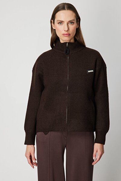 ON Buy Mock Neck Cardigans with Elastic Waist