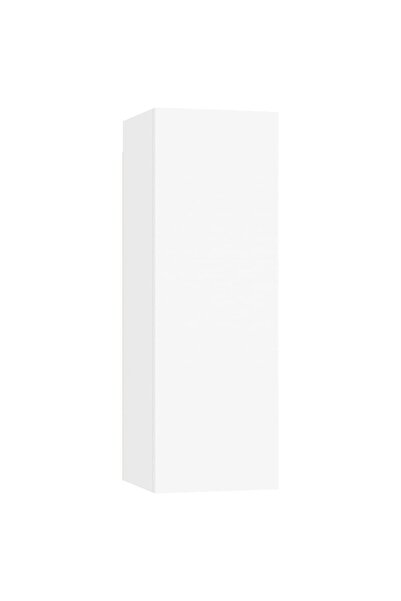 vidaxl 3 Piece TV Cabinet Set White Engineered Wood