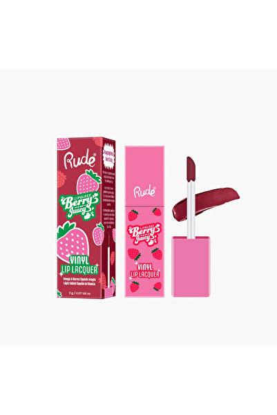Rude أحمر شفاه فينيل بنكهة التوت والعصير - 2 غرام