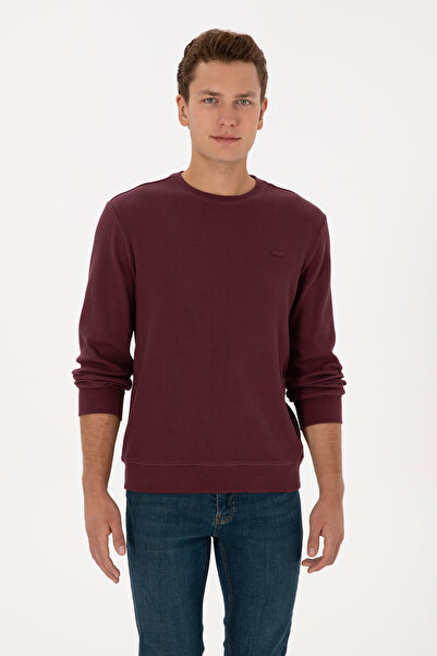 U.S. Polo Assn. Men's Burgundy Sweatshirt 50316390-Vr177