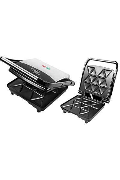 Emjoi Power Sambossa Grill, Non Stick Plate, 1500 Watts - Uesg-361, Silver