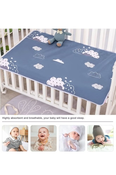 Generic Baby Waterproof Bed Pad Mattress Pad Reusable Underpad Baby Diaper Changing Pad for Baby Adults