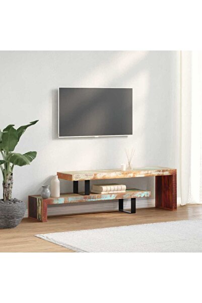 vidaxl TV Stand Solid Reclaimed Wood