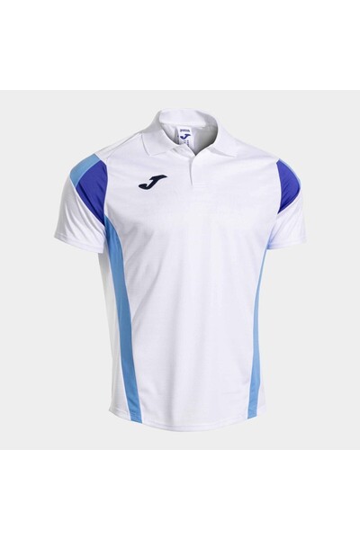 Joma Montreal Erkek Mavi Beyaz Polo Yaka Spor Tişört 104302.212