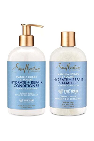 Shea Moisture SheaMoisture Hydrate & Repair Conditioner For Damaged Hair Manuka Honey & Yogurt Shea Butter Shampoo