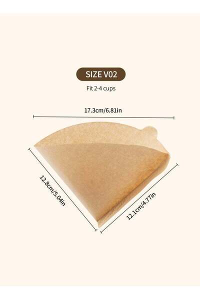 Arabest ورق فلتر القهوة - 100 قطعة من صندوق التغليف الإنجليزي الملون