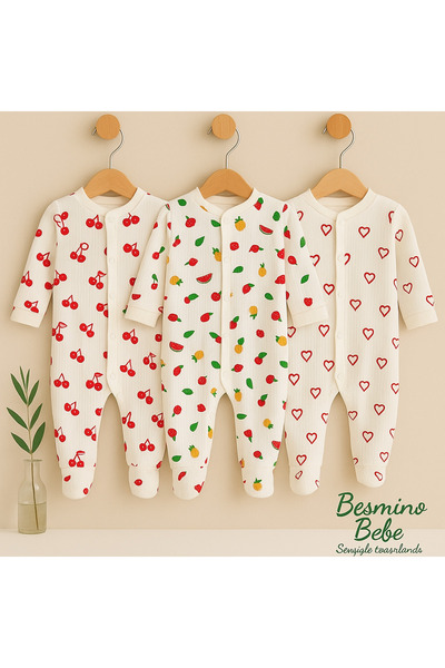 BESMİNO Bebek 3'Lü Tulum