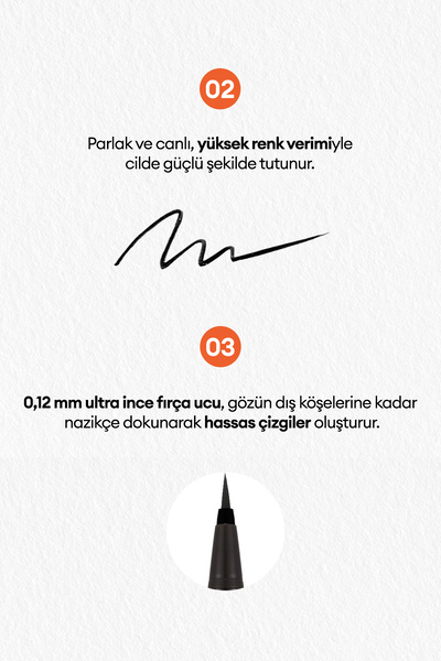 Missha Uzun Süre Kalıcı, Suya Dayanıklı, Likit Eyeliner Born To Be Madproof Liquid Liner (01)