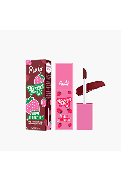 Rude أحمر شفاه فينيل بنكهة التوت والعصير - 2 غرام