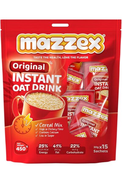 Mazzex Instant OAT Drink Original - 450 g (15 x 30 g sachets)