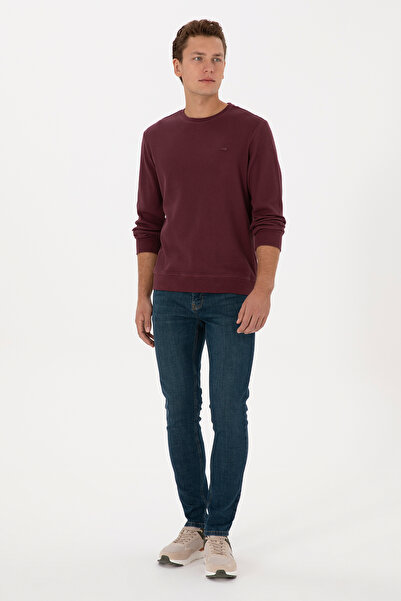 U.S. Polo Assn. Men's Burgundy Sweatshirt 50316390-Vr177