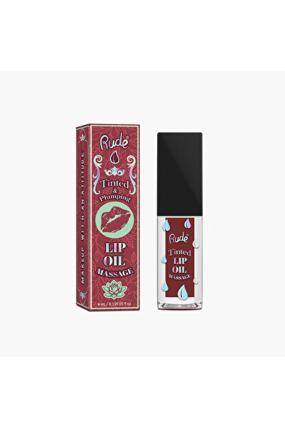 Rude Tinted and Plumping Lip Oil Massage - 0.14 gms