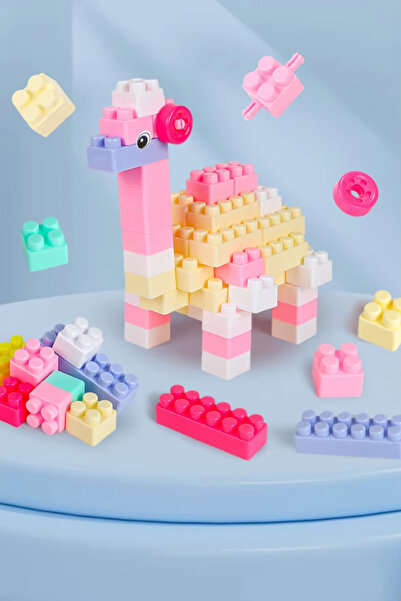 DAT Colorful Building Blocks Set for Kids (62 PCS) – Educational Toy for Boys & Girls with Storage Box