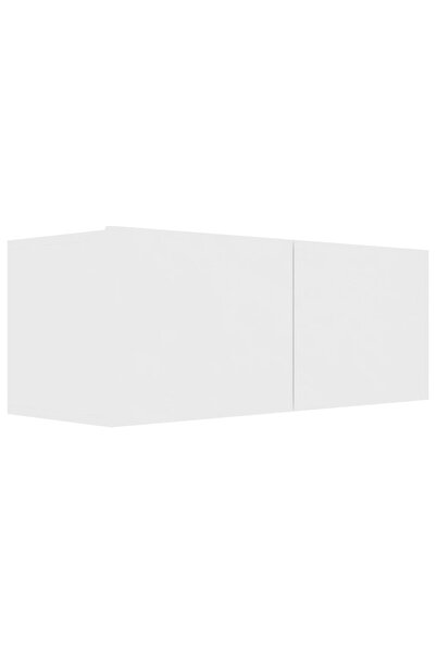 vidaxl 2 Piece TV Cabinet Set White Engineered Wood