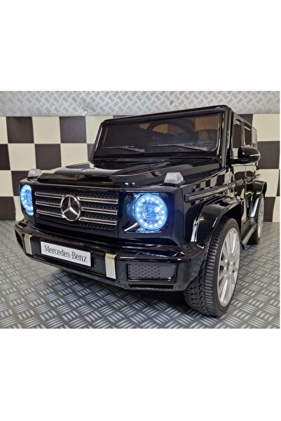 MERCEDES Licensed electric car G500, Black, with remote control, Bluetooth, MP3, USB, 114x67x54 cm