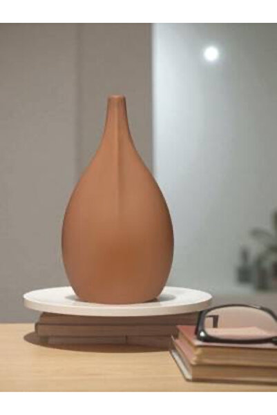 bity thok مزهرية سيراميكية بتصميم عصري بلون ترابي دافئ