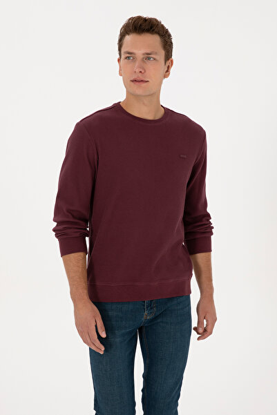 U.S. Polo Assn. Men's Burgundy Sweatshirt 50316390-Vr177