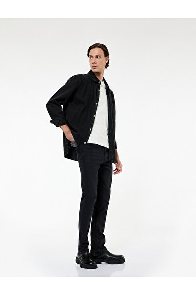 Koton Slim Fit Pocket Cotton Jean Trousers - Slim Fit Bread Jeans