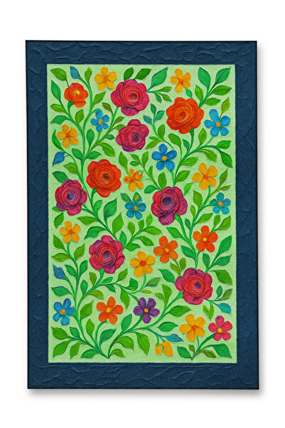 Rugs Modern Halı سجادة مزخرفة بنمط زهور من MOSSO، سجادة زخرفية عتيقة بنمط منس...