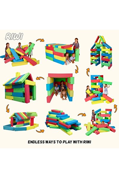 RIWI Buildit RIWI® XXL-12 foam building blocks