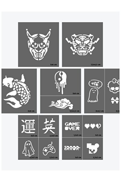 ONE SPRAY TATTOO Tokyo temporary tattoo stencil