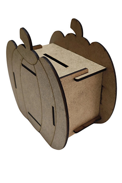 toptanetkinlikboyama Pumpkin Piggy Bank – Wooden Painting Activity Product Activity Set