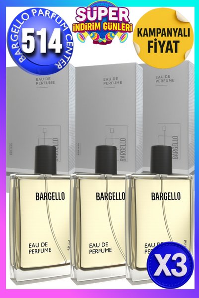 Bargello 514x3(3Adet) Erkek Parfüm Oriental 50 ML EDP