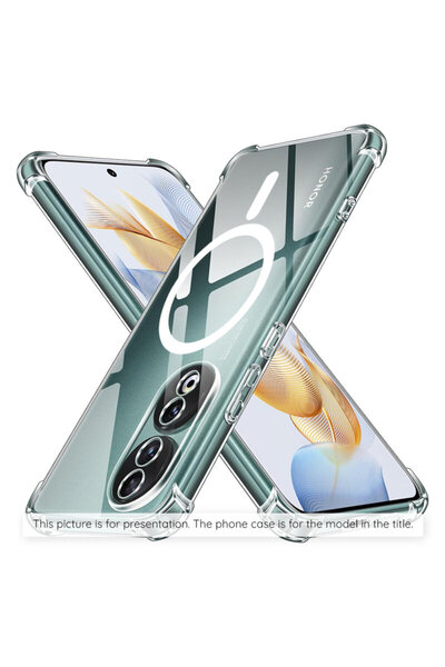 Techsuit Xiaomi 17 Shockproof Clear Silicone MagSafe Case, transparent