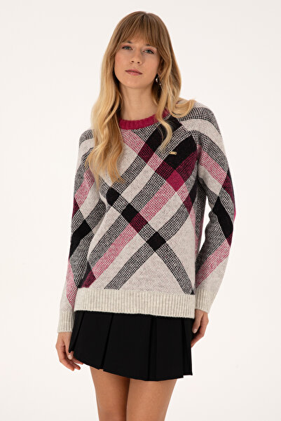 U.S. Polo Assn. Women's Stone Sweater 50308923-Vr049