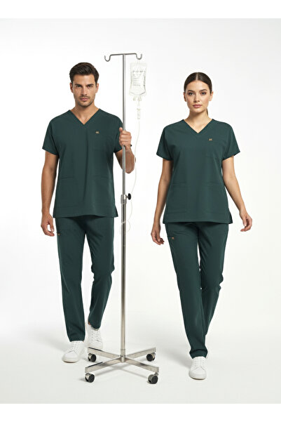 edy uniform Edy Pine Green Surgical Gown