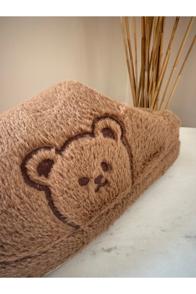 Mia Modern Peluş Ekstra Hafif Kadın Ev Terliği