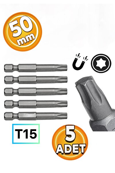 Genel Markalar Profesyonel Tork Başlı Yuvarlak Torx Bits Matkap Ucu T15 x 50 ...