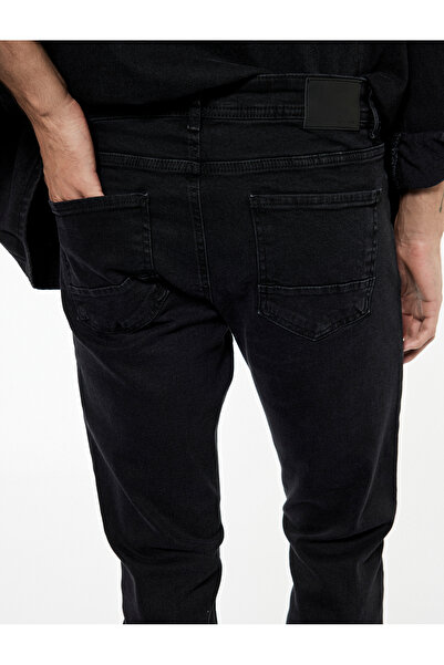 Koton Slim Fit Pocket Cotton Jean Trousers - Slim Fit Bread Jeans