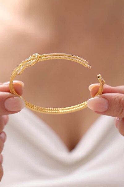 Tufanlar Kuyumculuk 8 Ayar Ajda Düğüm Altın Kelepçe