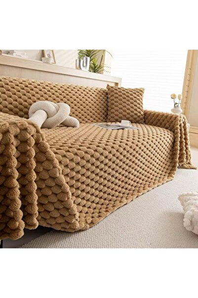 Keremhome Non-Slip Welsoft Three-Seat Sofa Cover - Soft Plush, One-Piece, Was...