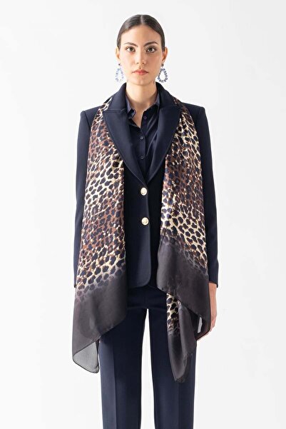 Spazio Rachelina Desenli Şal KAHVE