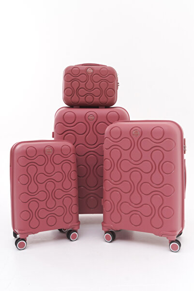 Solo Bag MÇS Büyük Orta Kabin Makyaj 4'lü Set Polipropilen Kırılmaz PP Siliko...